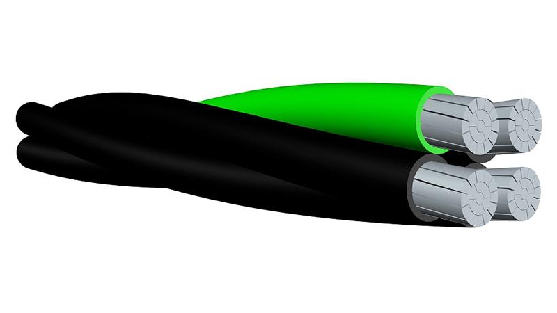 Aluminum Mobile Home Feeder Cable MHF Cable Huatong