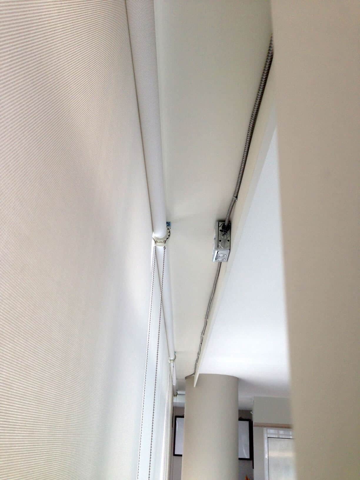 Motorized Blinds Wiring Connection