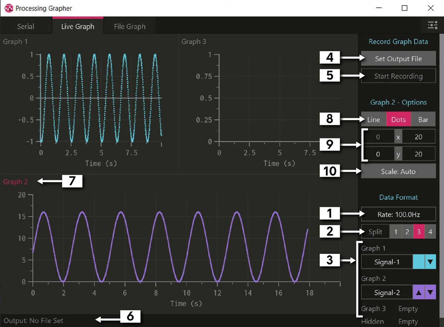 Processing Grapher chillibasket