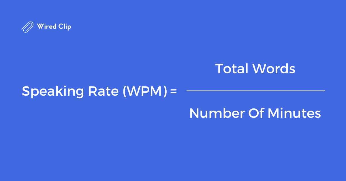 Average Words Per Minute Speaking Why It Matters