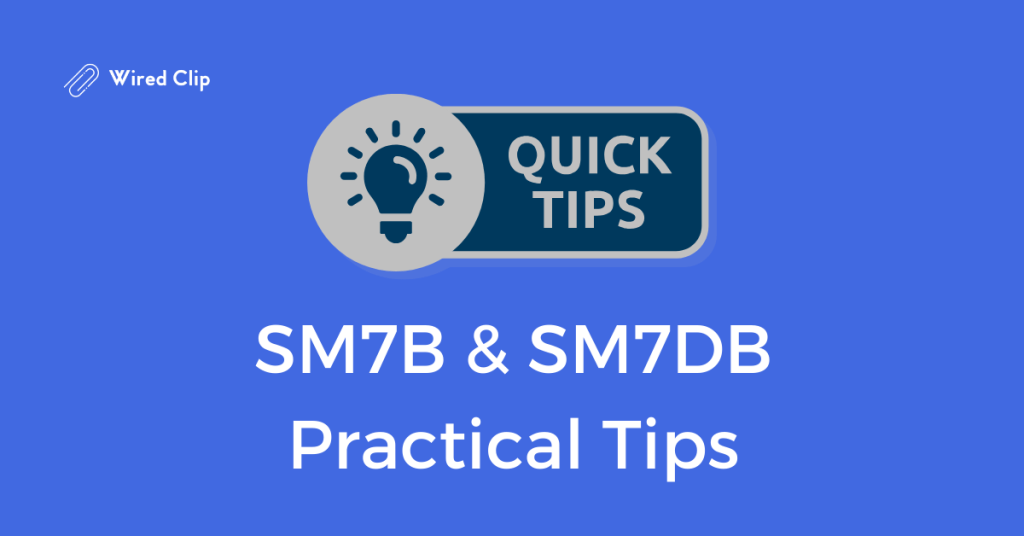 SM7DB vs SM7B: Key Differences Between for Podcasters