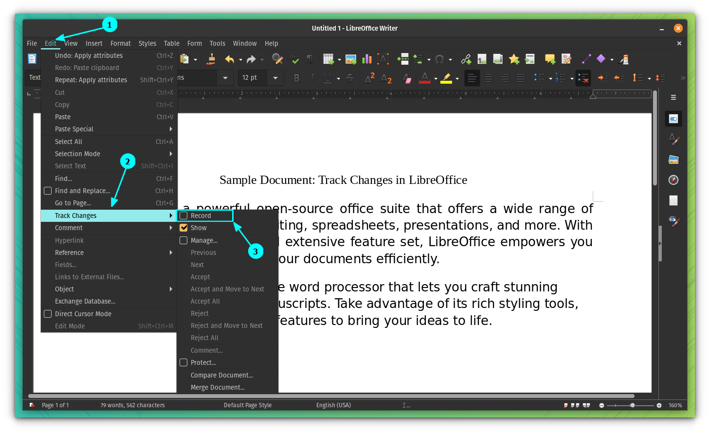 Tracking Changes and Version Management with LibreOffice WIREDGORILLA