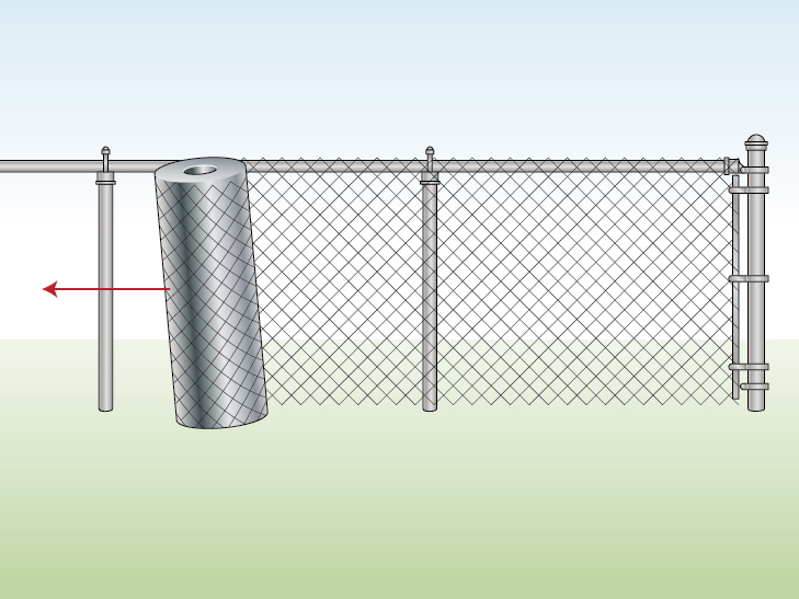 How to Install a Chain Link Fence (Traditional) Wire Fence