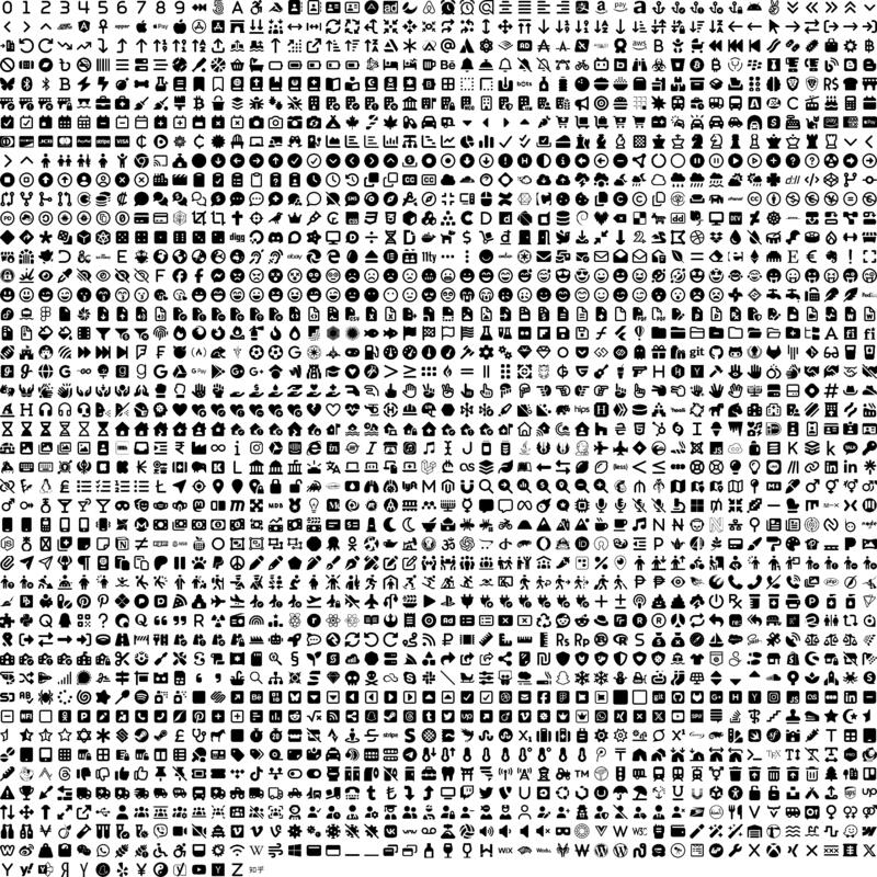 Font Awesome Icons WireframeSketcher