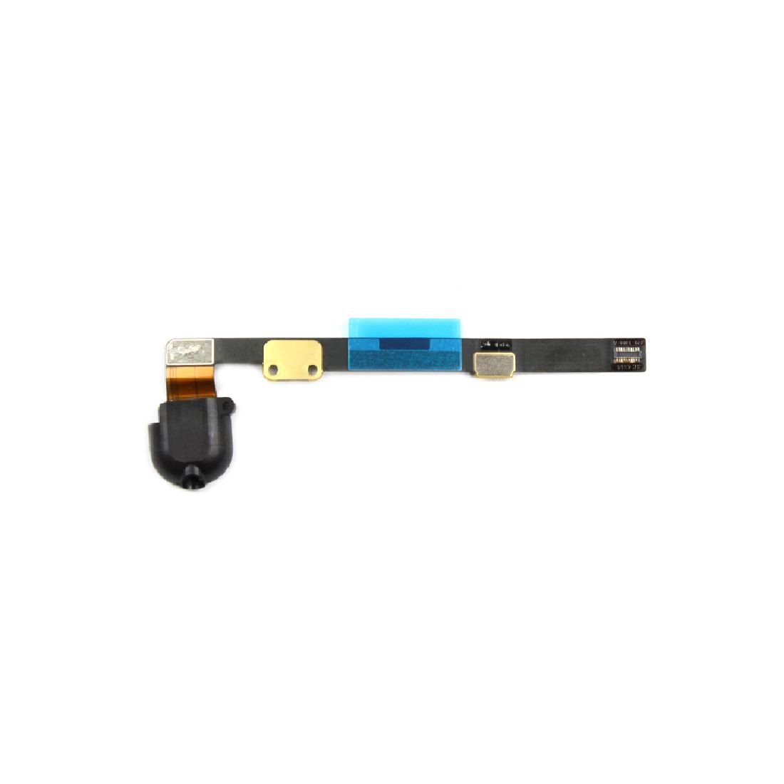 For iPad Mini Audio/Headphone Jack with Flex Cable Black Wirefree