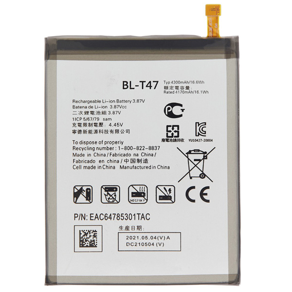 Generic Battery for LG Velvet BLT47 Wirelab