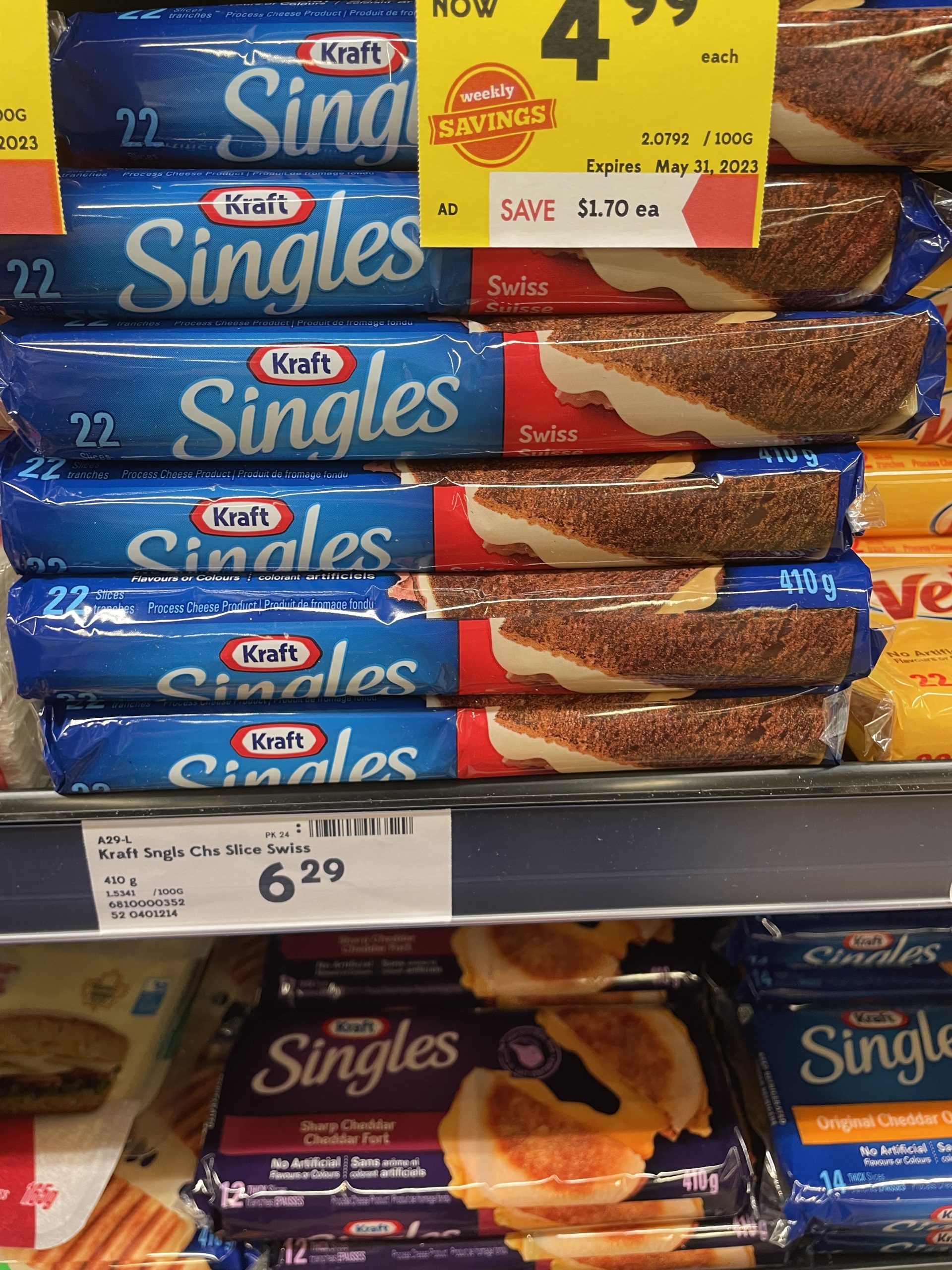 Craft Singles Cheese Slice Wireless Farmer's Market