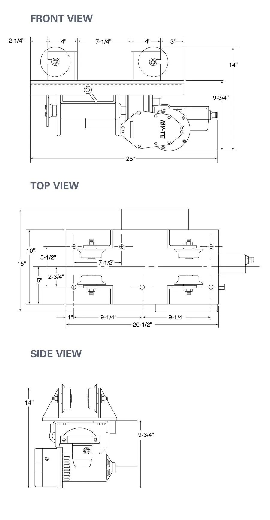 What Size I Beam Do Need For A 1 Ton Hoist The Best Picture Of Beam