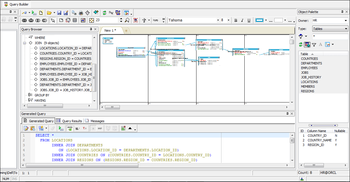 Toad Entity Relationship Diagram