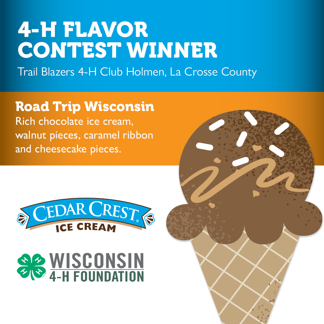 Cedar Crest Ice Cream Flavor Creation Contest Wisconsin 4H Foundation