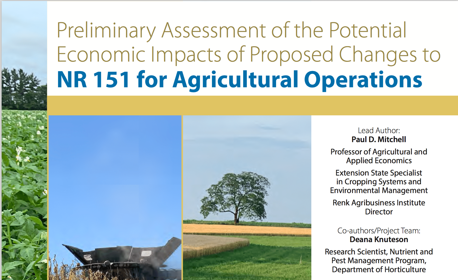 The Benefits of Controlling Agricultural Water Pollution Far Outweigh