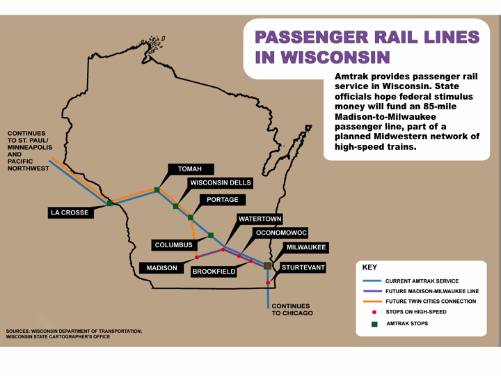 Wisconsin Railroad Map 2019 WCIJ Is State Ready for Rail? A product of