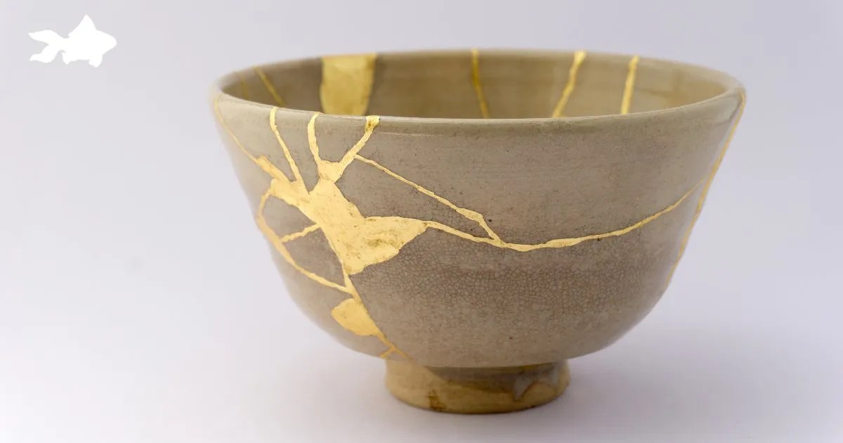 Kintsugi Allow Adversity To Build Your Character. Wisdom for Goldfish