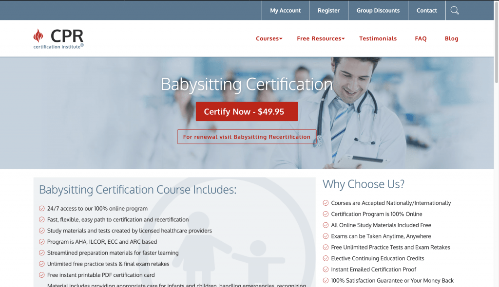 Best Babysitting Certifications Top 5 Certification Choices