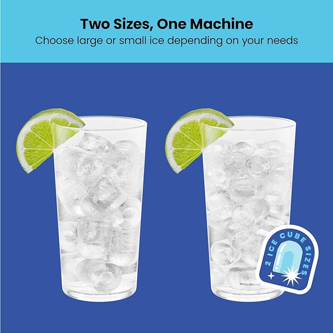 Iceman Dual-Size Countertop Ice Maker - WisdomQuill Writer