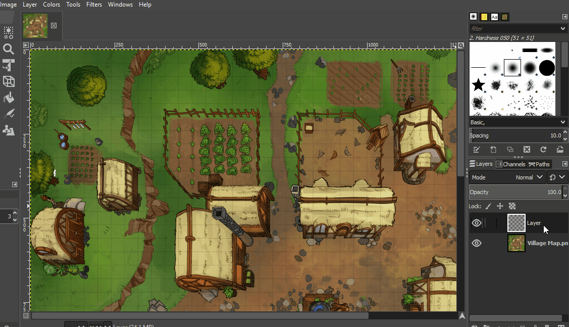 How to Quickly add a grid to any image