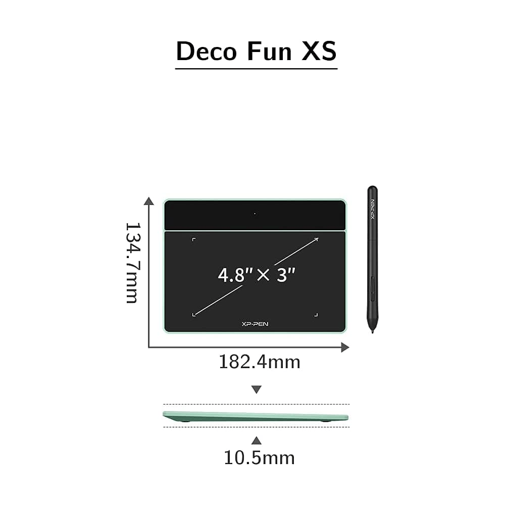XPPen Deco Fun XS Graphics Tablet WiseTech