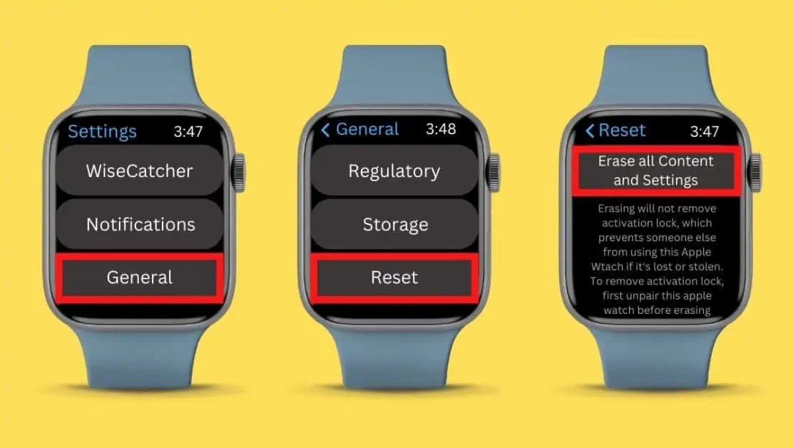 How to Reset Apple Watch Quick Methods WiseCatcher