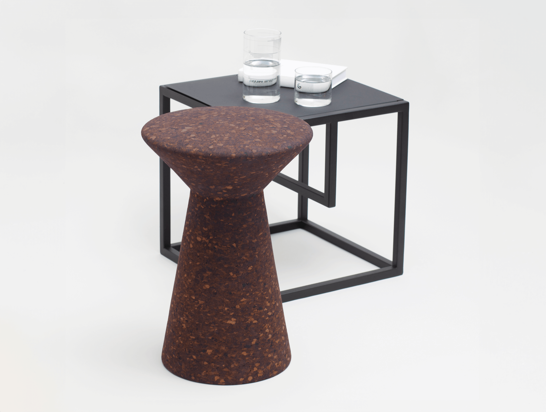 Cork Stool Dark dark cork products \ wise home products \ wise bath