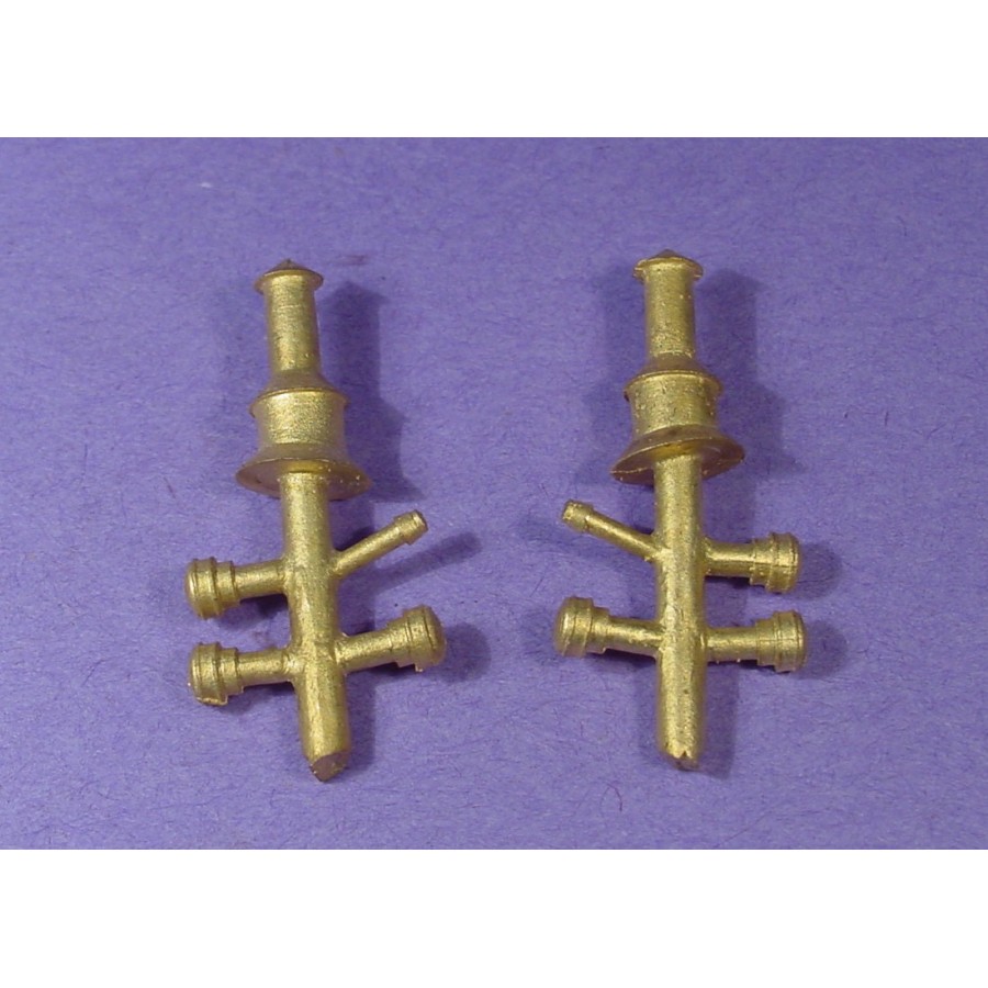 O SCALE On3/On30 PASSENGER CAR ROOF VENTS DETAILS SET