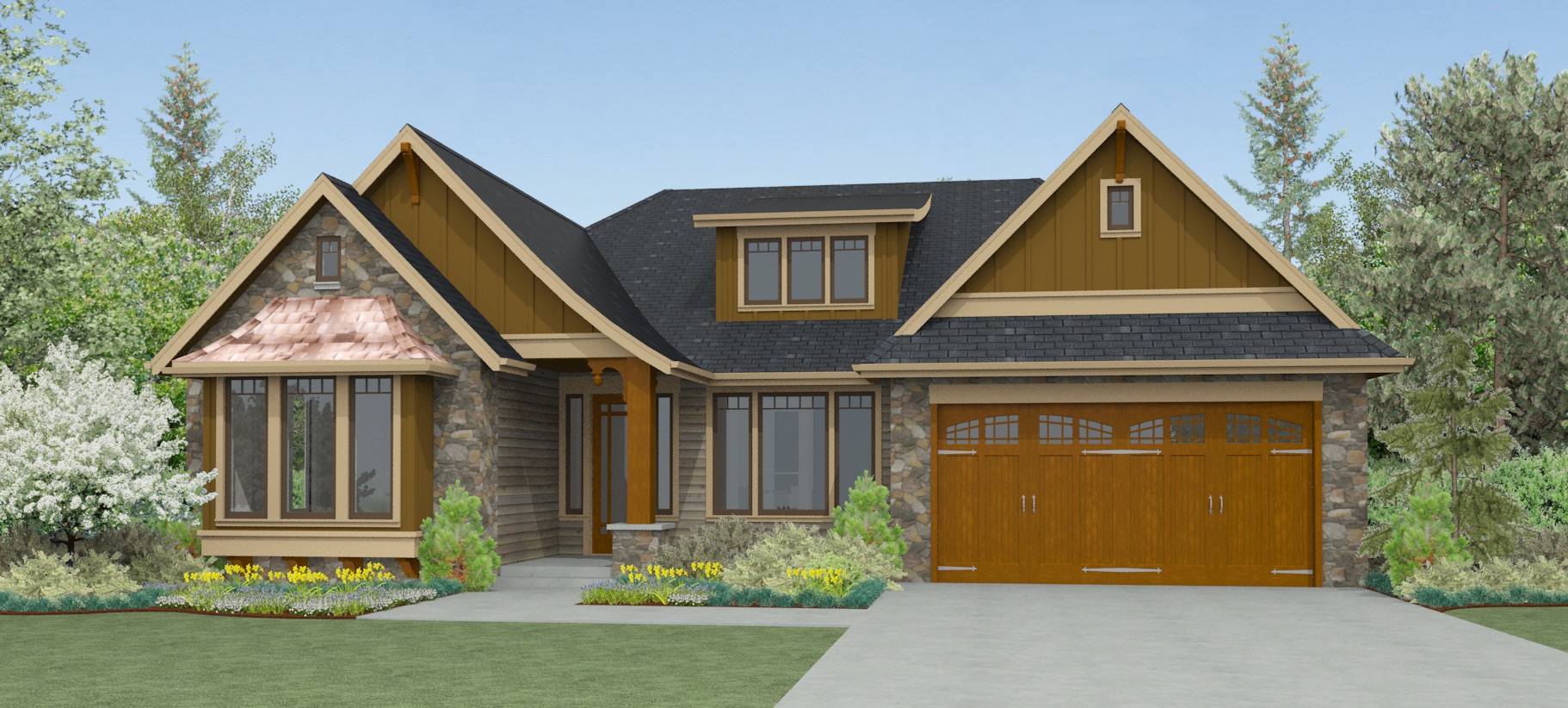 2201CON The Abercorn Wise Owl Home Plans