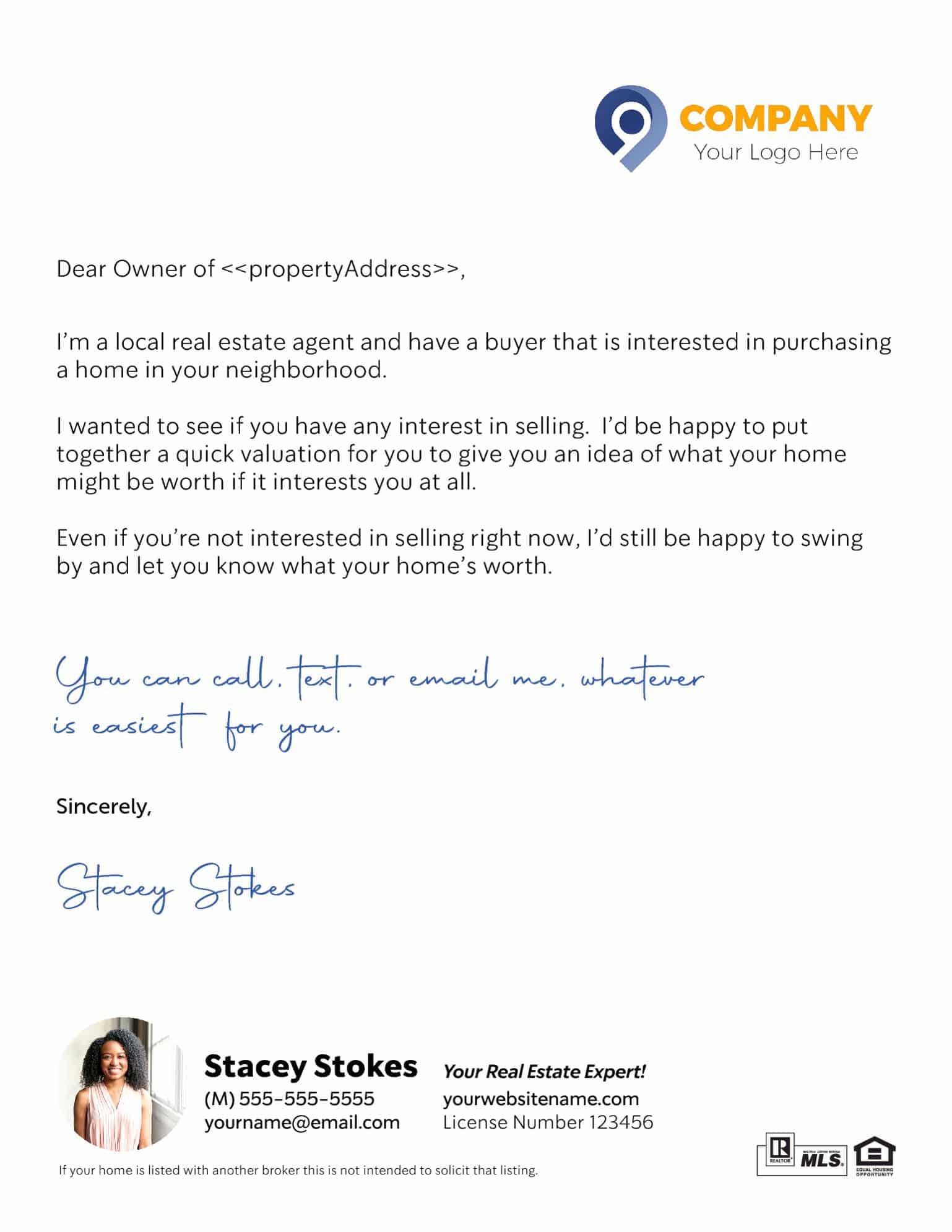 Real Estate Agent Introduction Letters