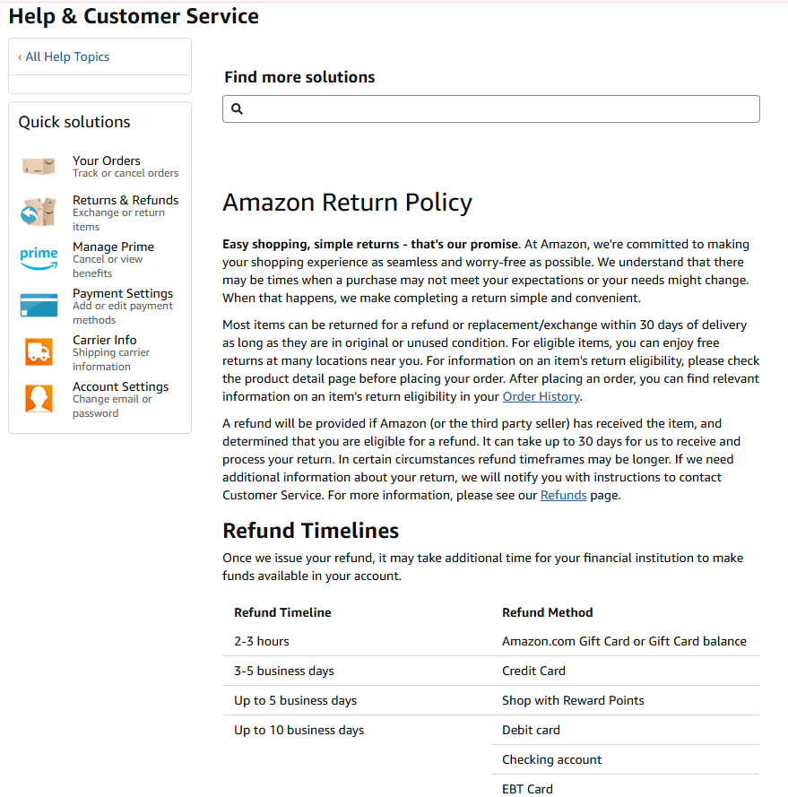 Amazon Refund Policy How It Works and What to Expect