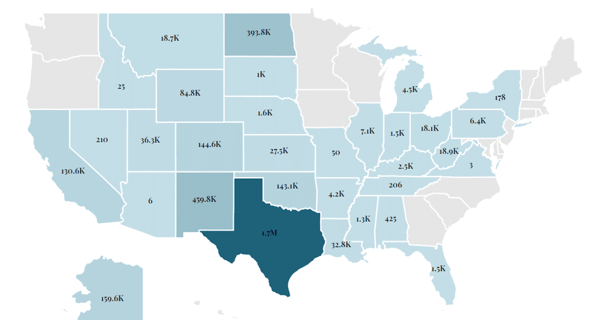 Oil Production by State 2023 Wisevoter