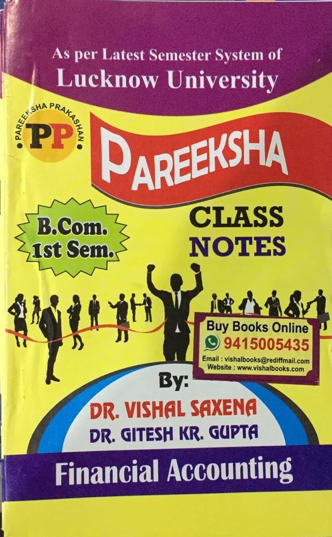 Pareeksha Class Notes Financial Accounting 1st Sem » WishAllBook