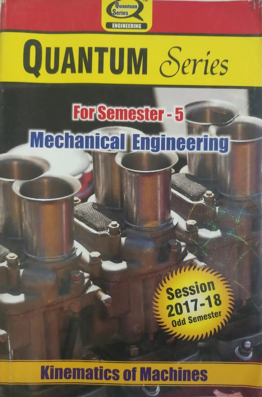 Quantum Series Kinematics Of Machines Book Old Edition