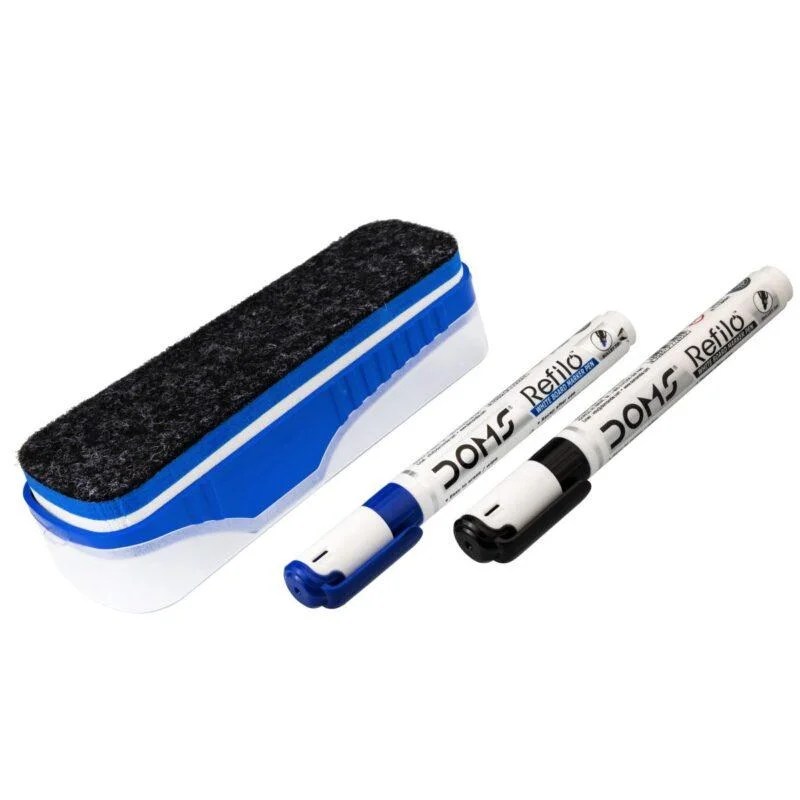 DOMS Whiteboard Duster With 2 Whiteboard Marker » WishAllBook