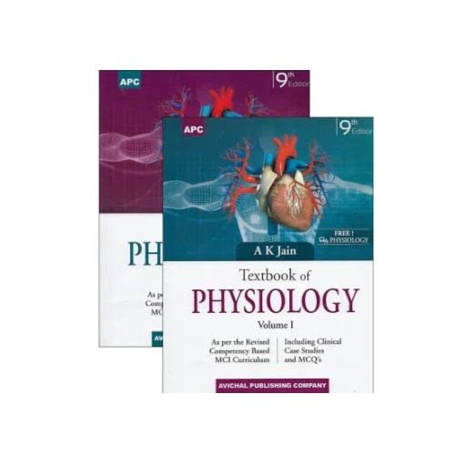 Textbook Of Physiology 9th Edition By AK Jain 2021 Set Of 2 Volumes