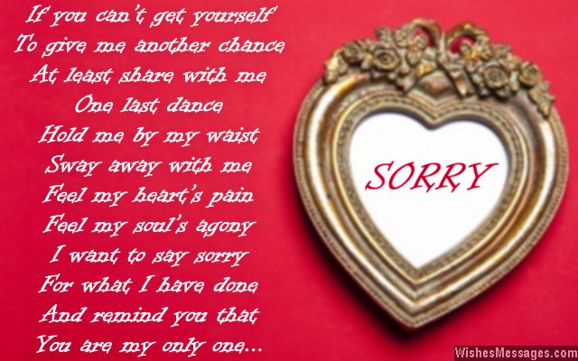 I Am Sorry Messages for Boyfriend Apology Quotes for Him
