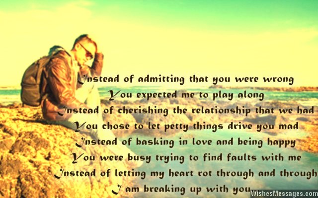 Check spelling or type a new query. Breakup Messages for Girlfriend: Quotes for Her - WishesMessages.com