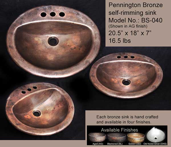 Bronze Sinks BS040