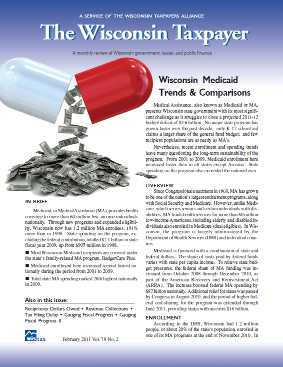Wisconsin Policy Forum Wisconsin Medicaid Trends & Comparisons