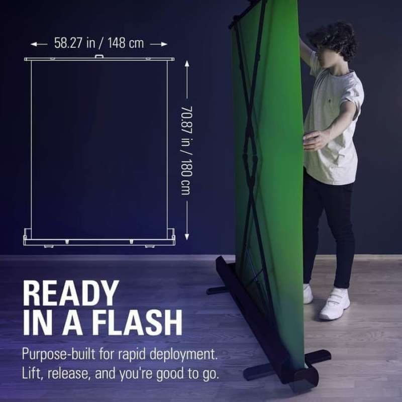 ELGATO Green Screen Collapsible Chroma Key Panel