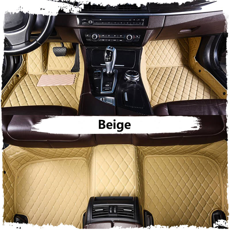Beige Luxury Custom Car Mats Witamats