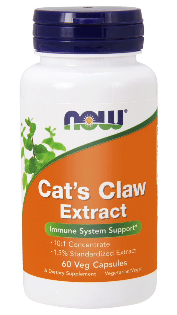 NOW Foods Cat's Claw ( koci pazur)ekstrakt (60 kap) WitaminySwanson.pl