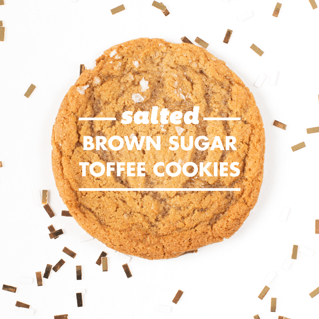 SALTED BROWN SUGAR TOFFEE COOKIES Wit & Vinegar
