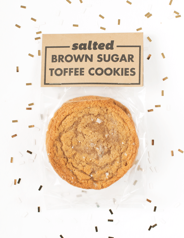 SALTED BROWN SUGAR TOFFEE COOKIES Wit & Vinegar