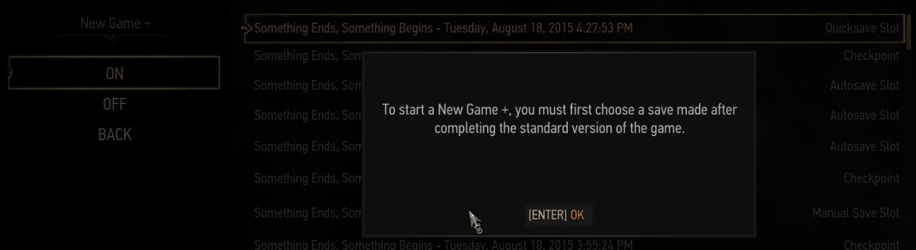 How To Start New Game Playthrough Witcher Hour