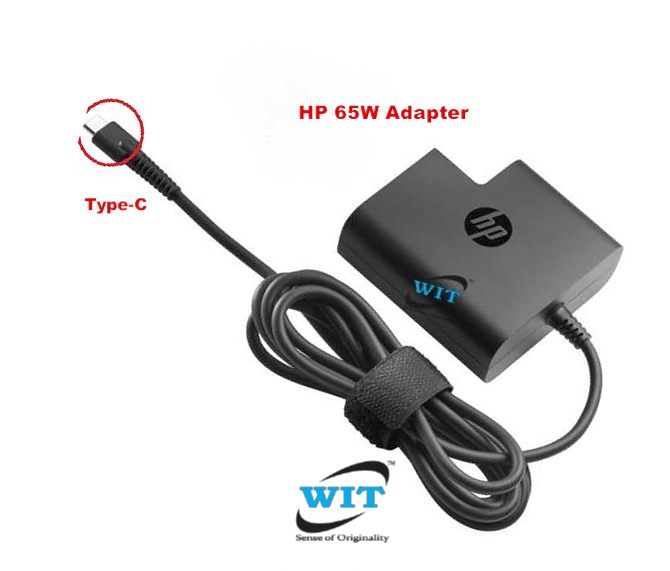 Hp 65W Usb-C Type-C Adapter Or Charger For Hp Spectre X2 X360 13-Ae015Dx 918170-002 Tpn-Ca06 (Hp 65W Type-C Adapter) - Wit Computers