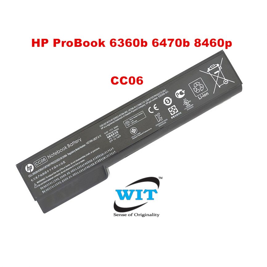 CC06 CC06XL Battery for HP ProBook 6360b 6460b 6465b 6470b 6475b 6560b