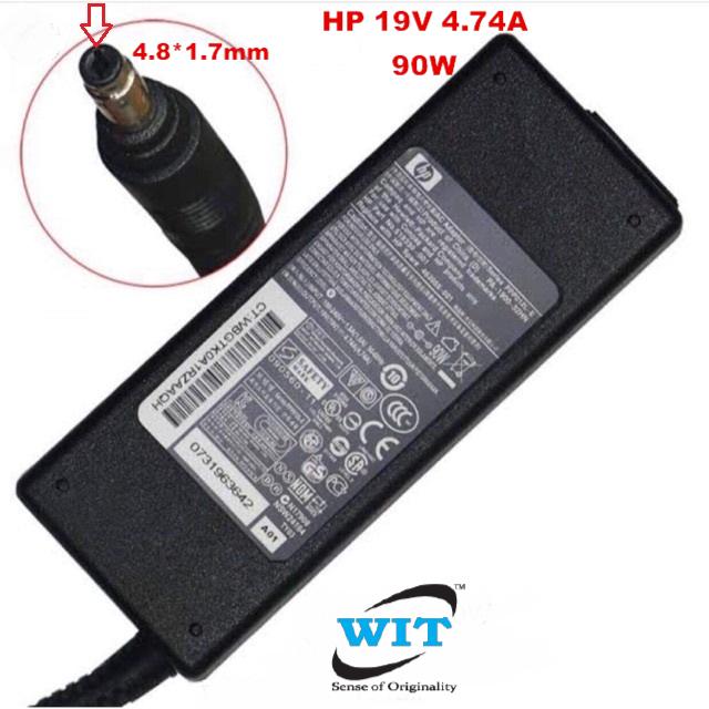 HP 19V 4.74A 90W 4.8*1.7mm (Ring bullet Port) Original AC Power Adapter
