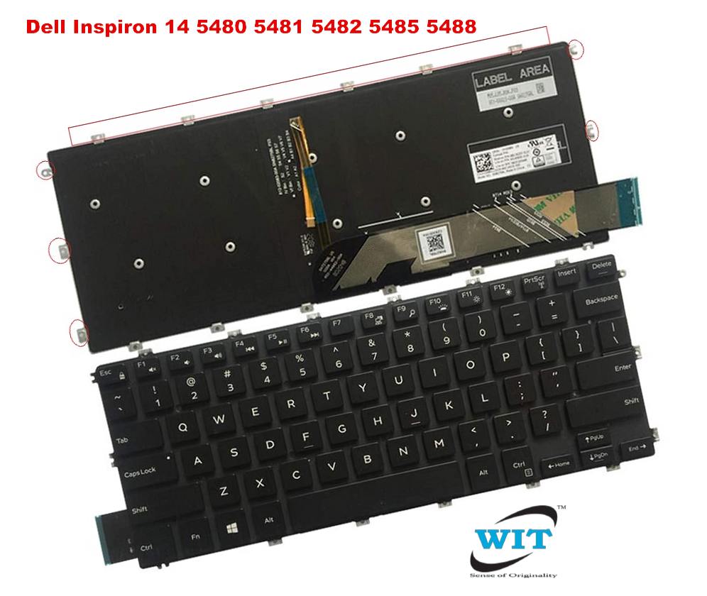 Laptop keyboard for Dell Inspiron 15 5580 5585 5480 5488 5485 5588 5481