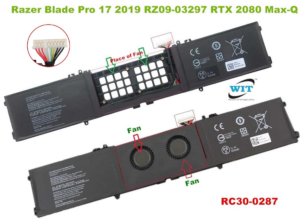 RC300287 Laptop Battery for Razer Blade Pro 17 2019 2020 RZ090287