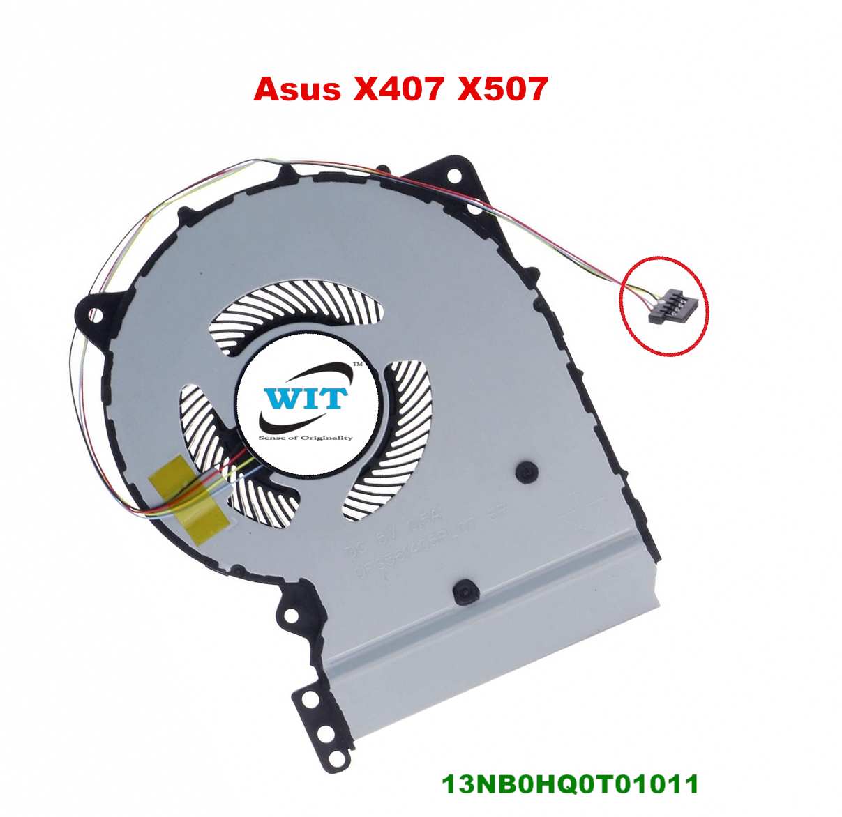 Laptop Internal CPU Cooling Fan for ASUS X507 X507U X507UA X507UB