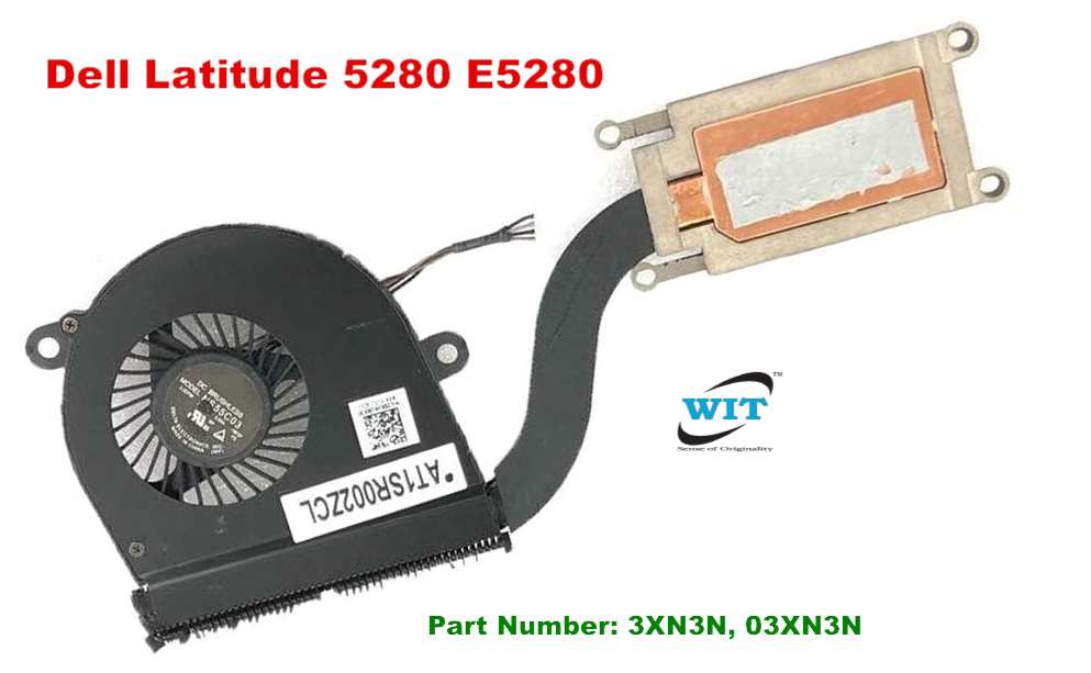 Laptop CPU cooling fan with Heatsink for DELL Latitude 5280 E5280 5290