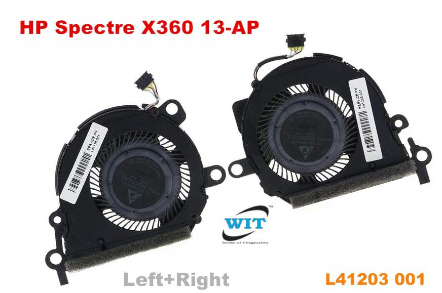 Laptop CPU+GPU internal cooling fan for HP Spectre X360 13AP0013DX 13